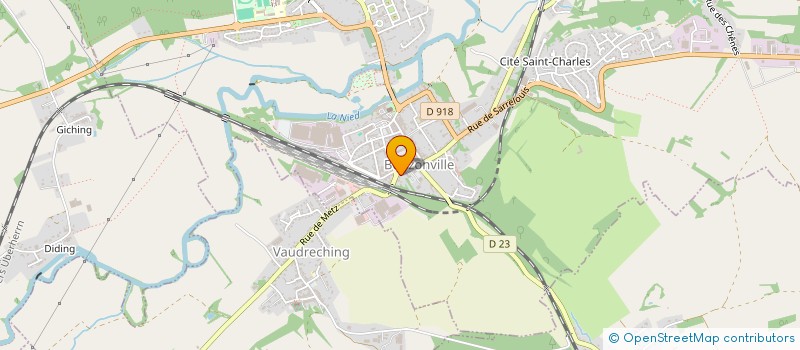 localisation de l'entreprise JL ACOUSTIQUE  BOUZONVILLE