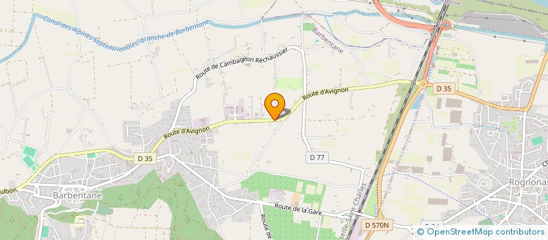 localisation de l'entreprise JL AUTO  BARBENTANE