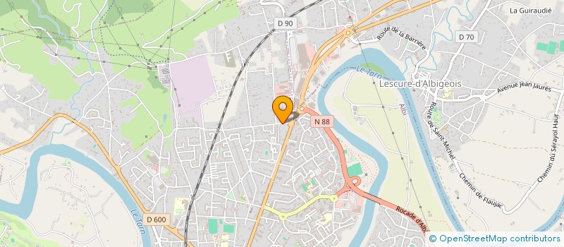 localisation de l'entreprise JL AUTO NETTOYAGE à ALBI