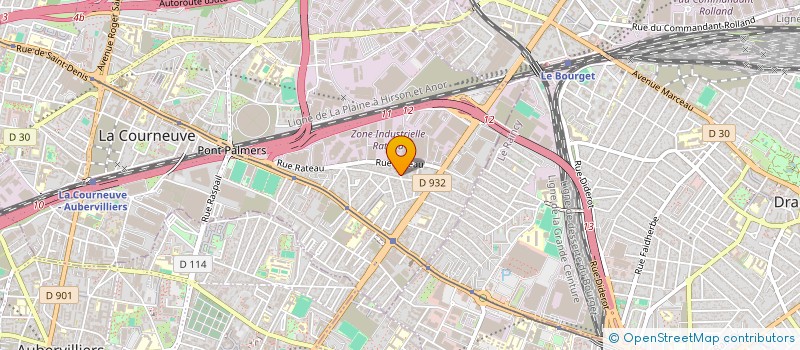 localisation de l'entreprise JL BACHELOR à LA COURNEUVE