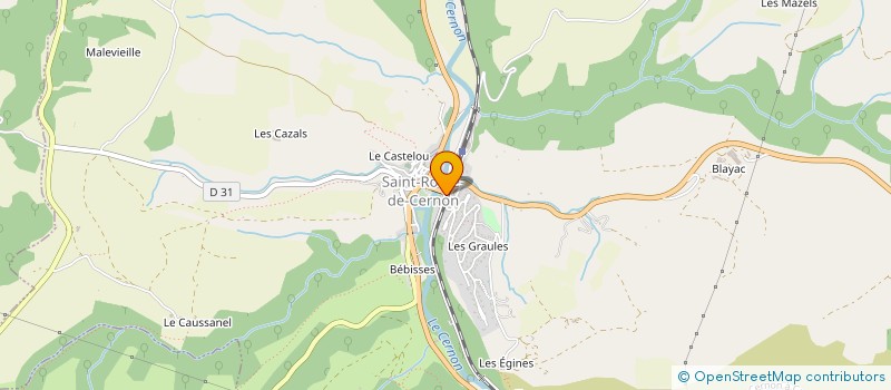 localisation de l'entreprise JL BARROS  SAINT-ROME-DE-CERNON