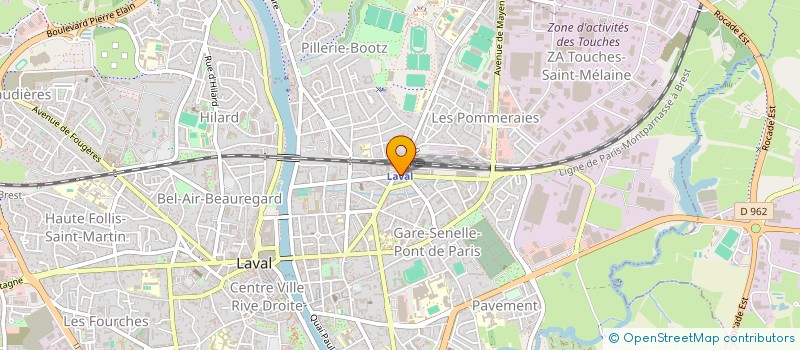 localisation de l'entreprise JL BATI SERVICES 72 à LAVAL