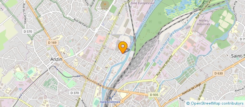 localisation de l'entreprise JL BIEN ETRE HABITAT à VALENCIENNES