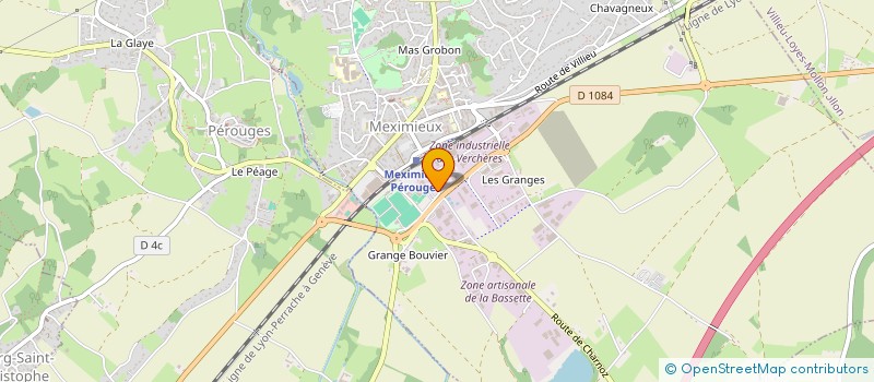 localisation de l'entreprise JL BK1 à MEXIMIEUX