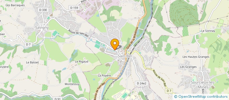 localisation de l'entreprise JL BOURGEOIS CONSEIL  SAIN-BEL