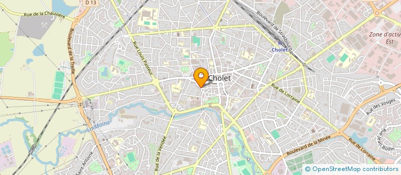localisation de l'entreprise JL BOUYER à CHOLET