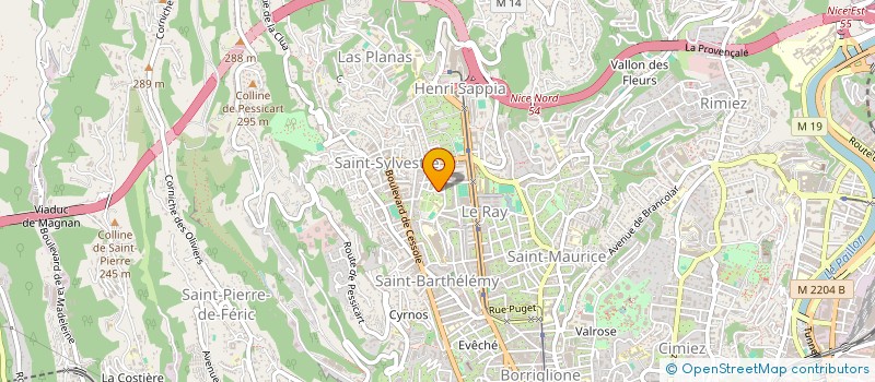 localisation de l'entreprise JL BRANDAO à NICE