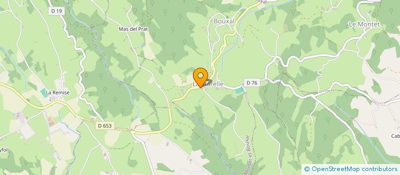 localisation de l'entreprise JL CALMEJANE  MONTET-ET-BOUXAL