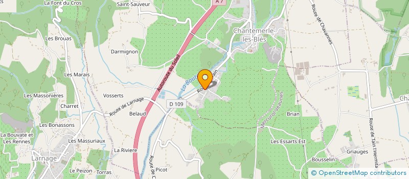 localisation de l'entreprise JL CHAPEL TERROIRS  TAIN L HERMITAGE