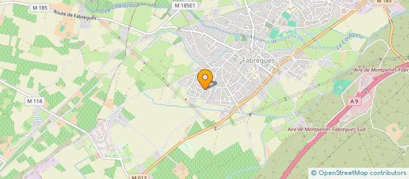 localisation de l'entreprise JL CLIM  FABREGUES