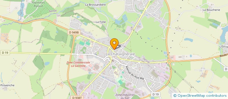 localisation de l'entreprise JL&CO  LA CHATAIGNERAIE