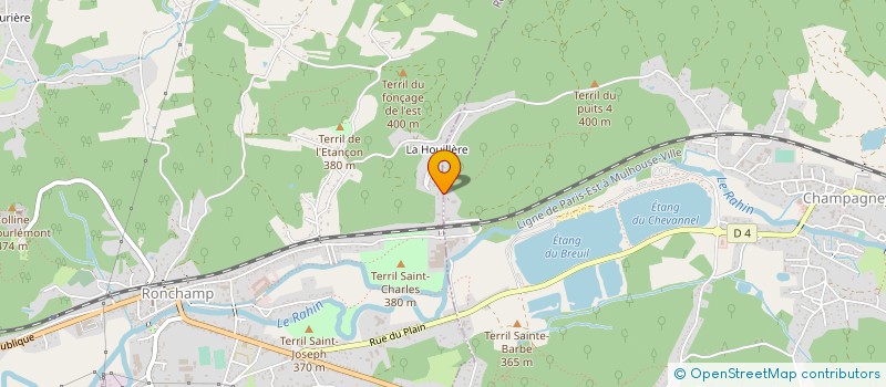 localisation de l'entreprise JL CONCEPT CUISINES à RONCHAMP