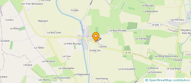 localisation de l'entreprise JL CONDITIONNEMENT à COURGEON