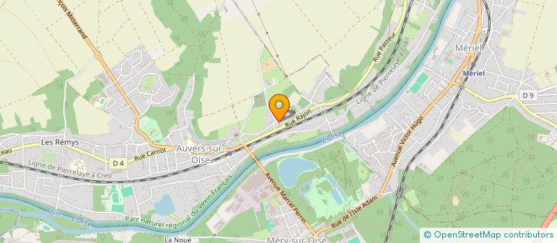 localisation de l'entreprise JL CONSTRUCTION à AUVERS-SUR-OISE