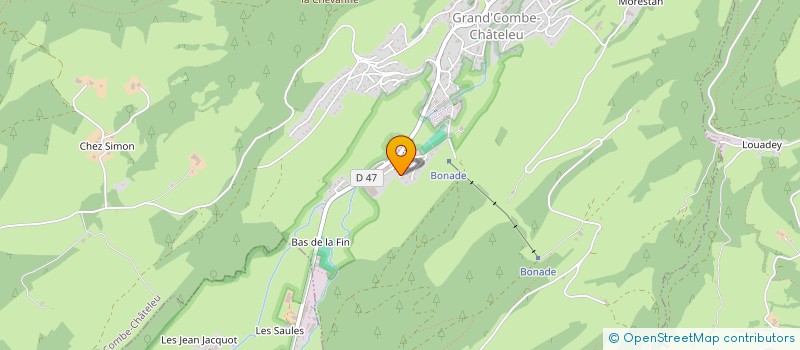 localisation de l'entreprise JL CONSTRUCTION & RENOVATION  GRAND'COMBE-CHATELEU