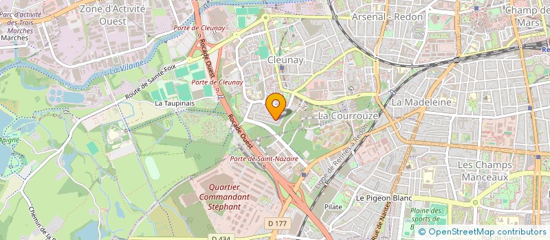 localisation de l'entreprise JL CRESCENDA  RENNES