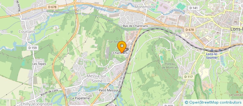 localisation de l'entreprise JL CUISINES à MONTMOROT