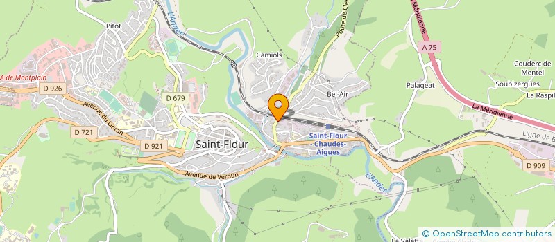 localisation de l'entreprise JL CYCLES à SAINT-FLOUR
