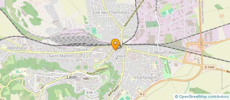 localisation de l'entreprise JL DECO SARL à LAON