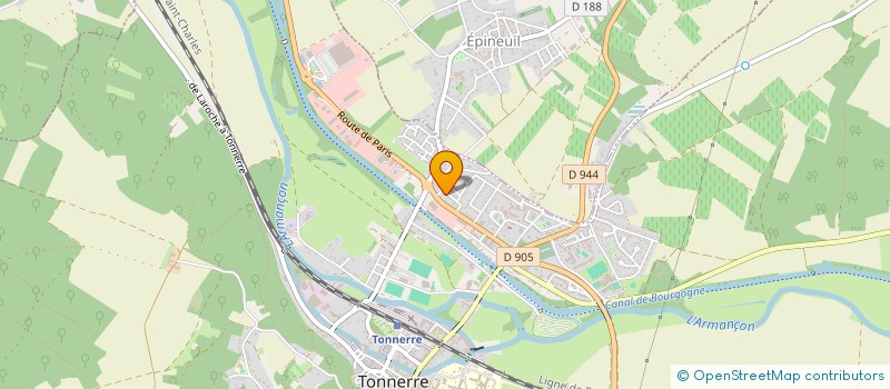 localisation de l'entreprise JL-DESVAUX à TONNERRE