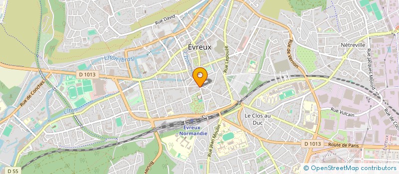 localisation de l'entreprise JL DISTRI à EVREUX