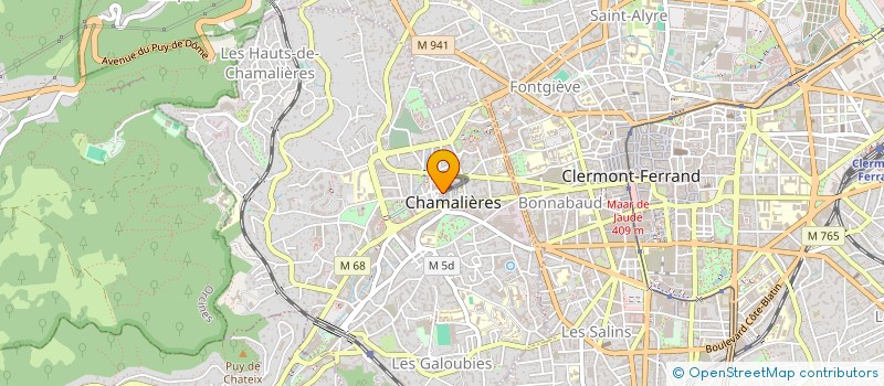 localisation de l'entreprise JL DISTRIBUTION à CHAMALIERES