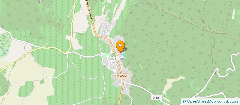 localisation de l'entreprise JL ELEC 30  POUZILHAC