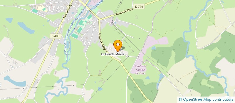 localisation de l'entreprise JL - ELEC  DOMPIERRE-SUR-BESBRE