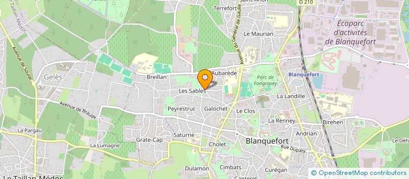 localisation de l'entreprise JL FINANCE à BLANQUEFORT