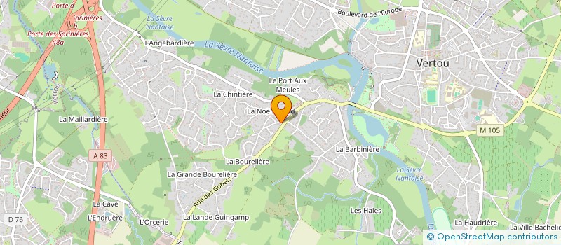 localisation de l'entreprise JL FINANCES  VERTOU