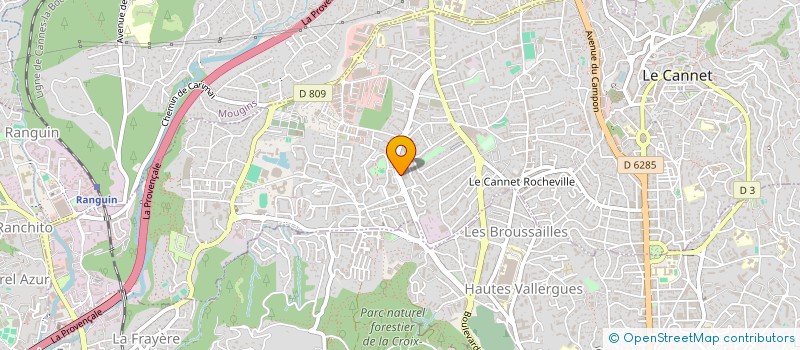 localisation de l'entreprise JL FITNESS à LE CANNET