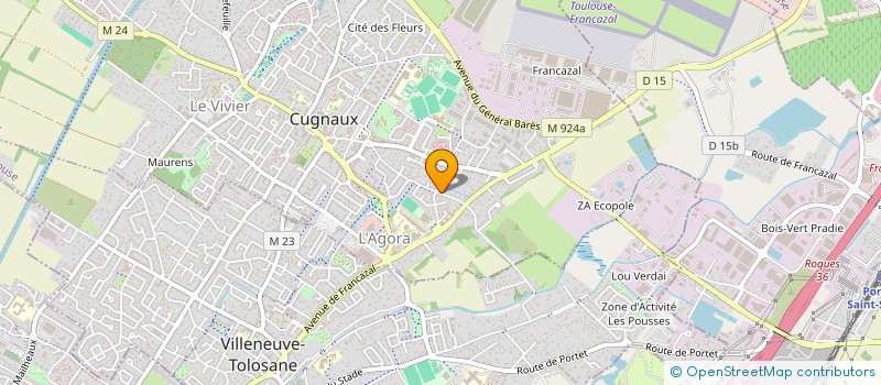 localisation de l'entreprise JL GARDEN  CUGNAUX