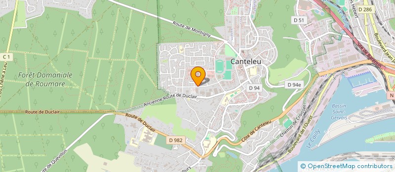 localisation de l'entreprise JL HORLOGE à CANTELEU