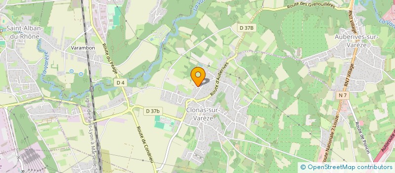 localisation de l'entreprise JL IMMO  CLONAS-SUR-VAREZE