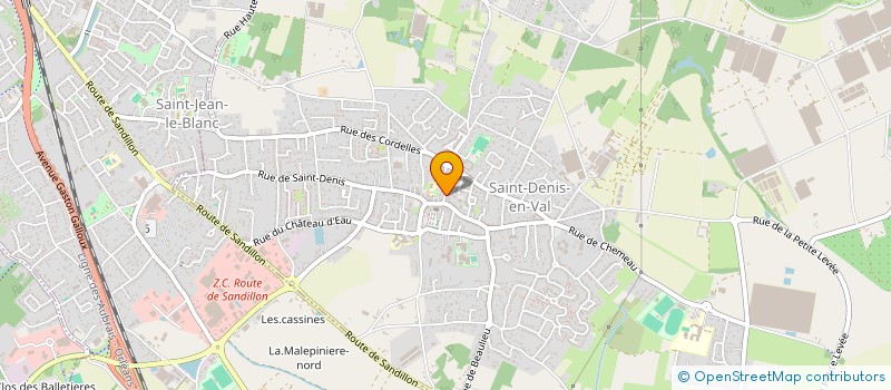 localisation de l'entreprise JL IMMO à SAINT-DENIS-EN-VAL