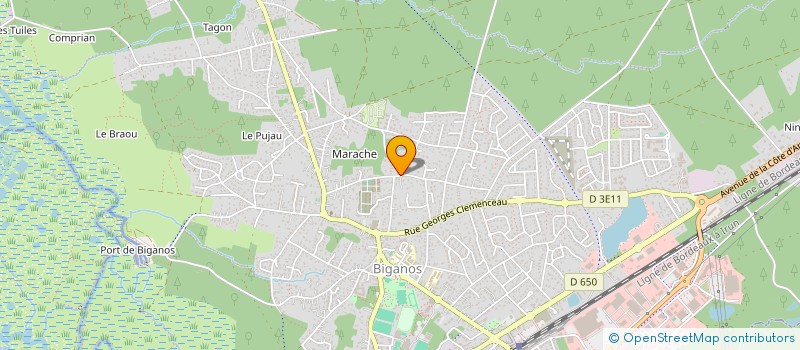 localisation de l'entreprise JL IMMO  BIGANOS