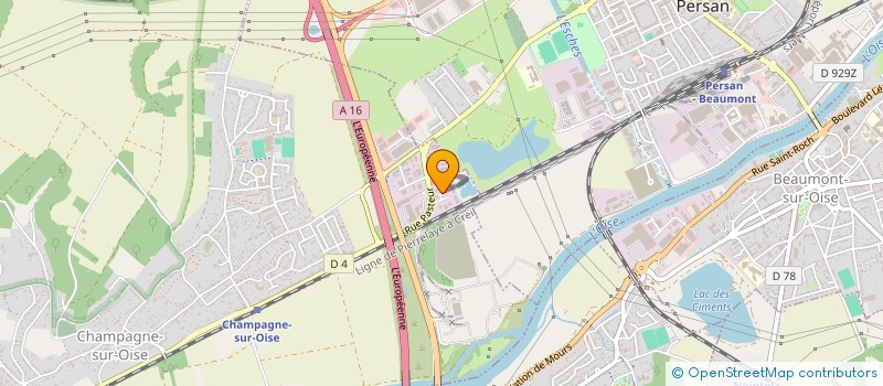 localisation de l'entreprise JL IMMO  CHAMPAGNE-SUR-OISE