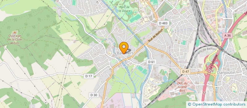 localisation de l'entreprise JL-IMMO  BAVILLIERS