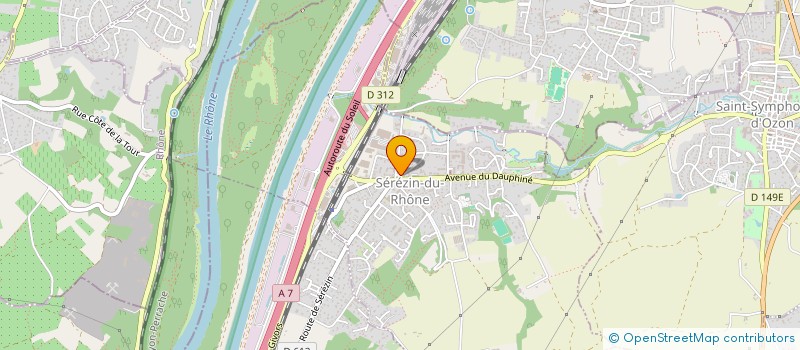 localisation de l'entreprise JL IMMO  SEREZIN-DU-RHONE