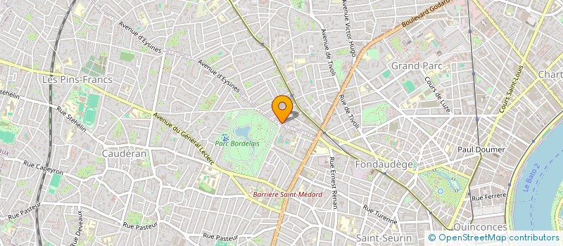 localisation de l'entreprise JL IMMO  LE BOUSCAT