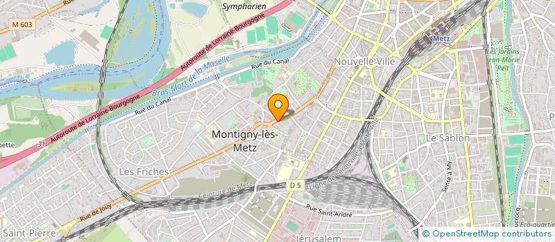 localisation de l'entreprise JL IMMO à MONTIGNY-LES-METZ
