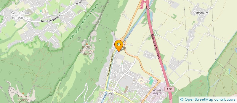 localisation de l'entreprise JL IMMO  VIF