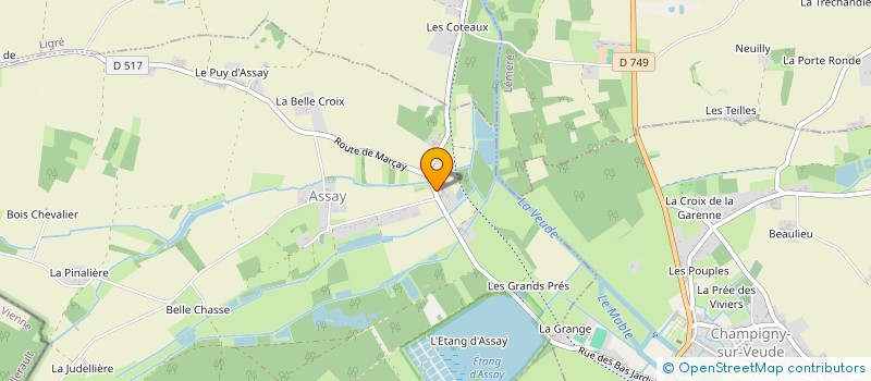 localisation de l'entreprise JL IMMO  ASSAY