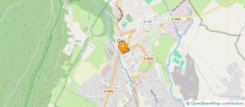 localisation de l'entreprise JL IMMOBILIER  GEX