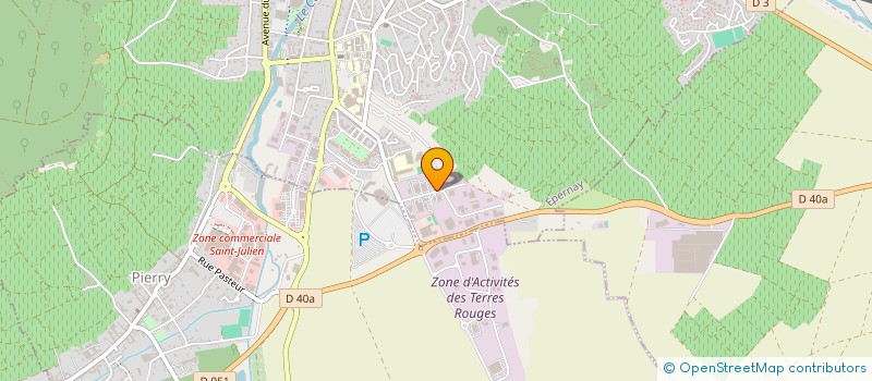 localisation de l'entreprise JL IMPRESSION  EPERNAY