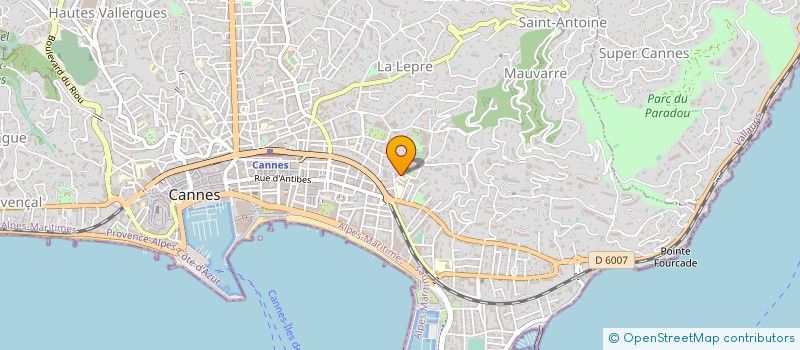 localisation de l'entreprise JL INTERNATIONAL à CANNES