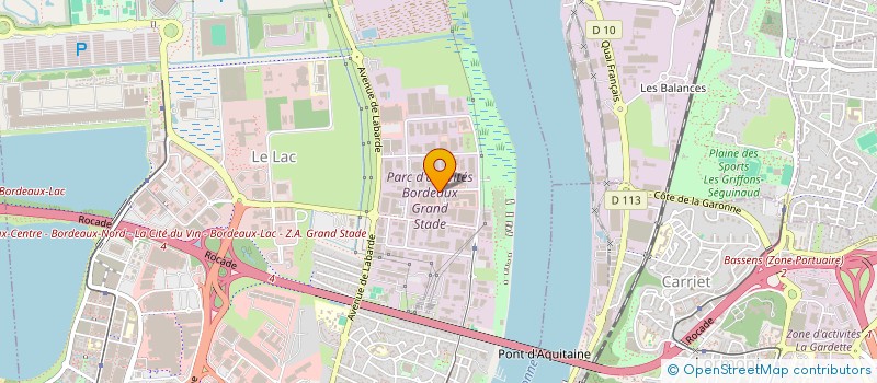 localisation de l'entreprise JL INTERNATIONAL ETS JEAN LABATUT à BORDEAUX