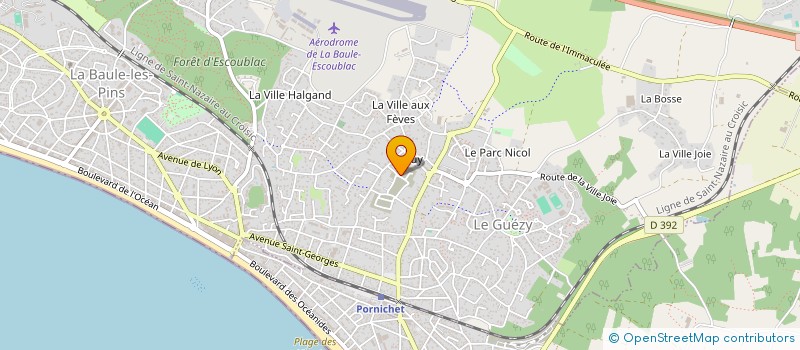 localisation de l'entreprise JL INVEST à LA BAULE-ESCOUBLAC
