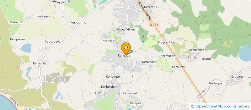 localisation de l'entreprise JL INVEST  ERDEVEN