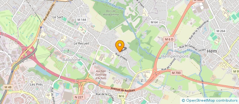 localisation de l'entreprise JL INVEST  VILLENEUVE D ASCQ